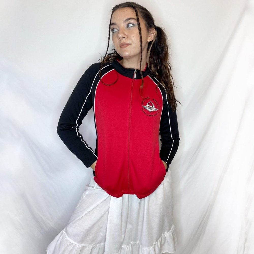 CHARLES RIVER APPAREL red zip up